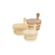 SAWO wooden bucket with wooden handle 4 l, cedar