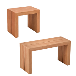 SAWO Siro cedar sauna bench 