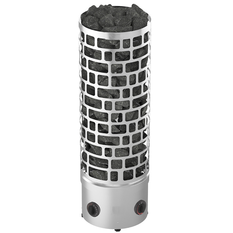 Electric sauna heater – SAWOTEC Ari Round, with control unit