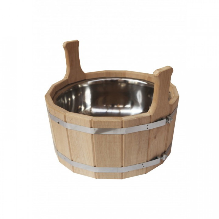 Bucket with stainless steel insert, 12 l