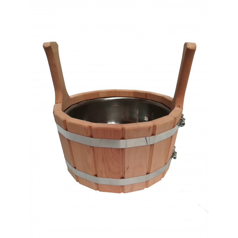 Bucket with stainless steel insert, 5 l