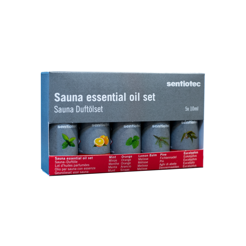 Sentiotec sauna essential oil set
