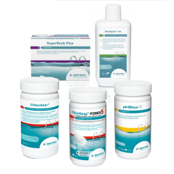 Maintenance kit for pools with a small filter  Maintenance kit for pools with a small filter