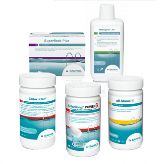 Maintenance kit for pools with a small filter
