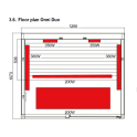 Infrared cabin - HARVIA Onni Sienna Duo - 3