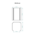 SKAMET protective wall for P and PT model wood-burning sauna stoves - 4