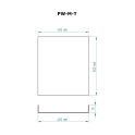 SKAMET protective wall for P and PT model wood-burning sauna stoves - 3