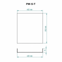 SKAMET protective wall for S and ST model wood-burning sauna stoves - 3