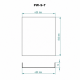 SKAMET protective wall for S and ST model wood-burning sauna stoves, PW-S-T