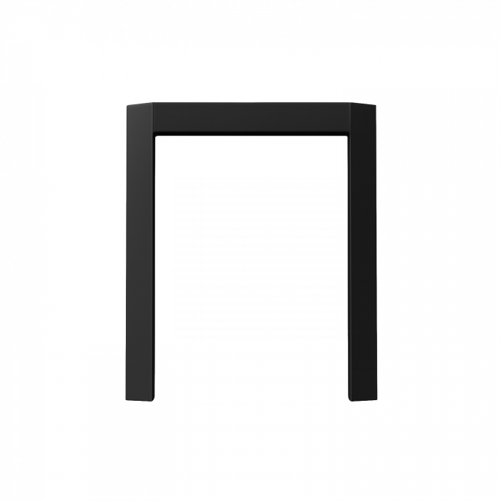 SKAMET external firebox frames ILU-230, black