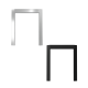 SKAMET external firebox frames ILU-230, black