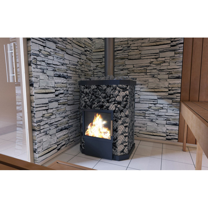Woodburning sauna heater - SKAMET heater S-116 GL