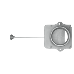 Cast iron smoke damper F130  Cast iron smoke damper F130