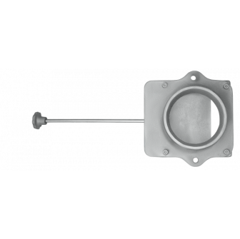 Cast iron smoke damper F115