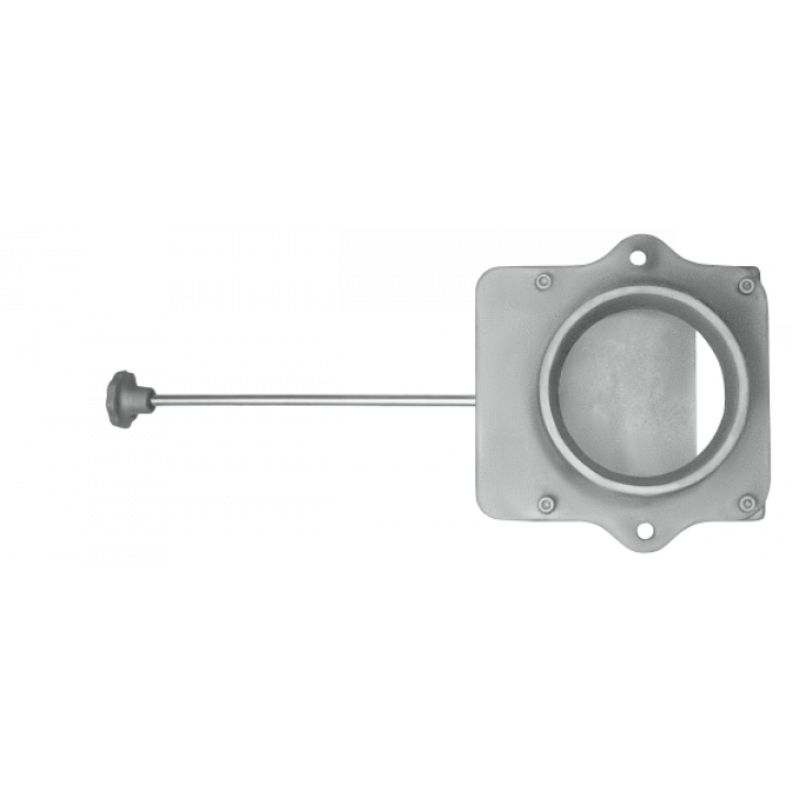 Cast iron smoke damper F150
