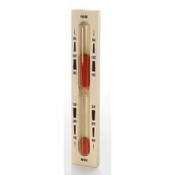 Hourglass for sauna - 30 minutes, red  Hourglass for sauna - 30 minutes, red