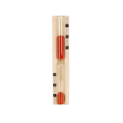 Hourglass for sauna - 15 min, red 50 x 275 x 35 mm 