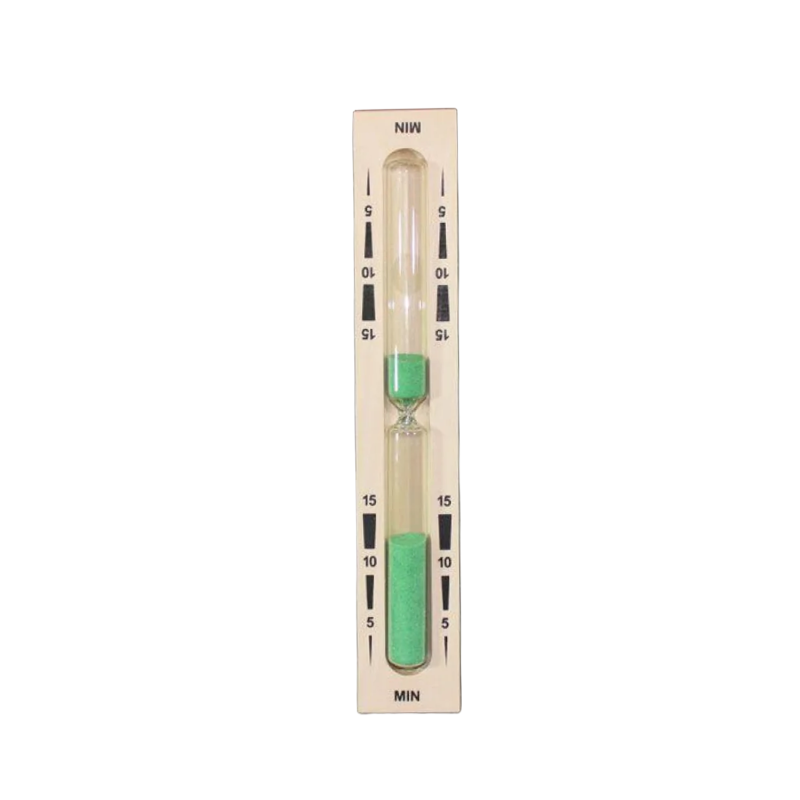 Hourglass for sauna - 15 min, green