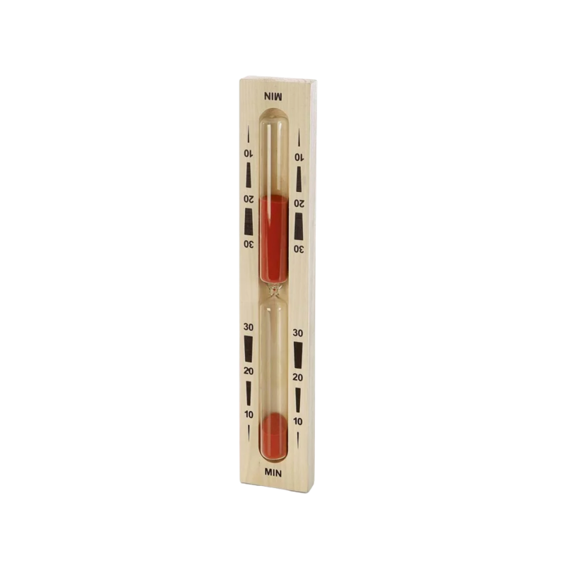 Hourglass for sauna - 30 minutes, red