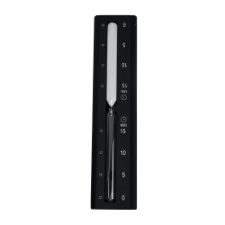 SAUFLEX hourglass, black 15 min  SAUFLEX hourglass, black 15 min