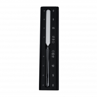 SAUFLEX hourglass, black 15 min