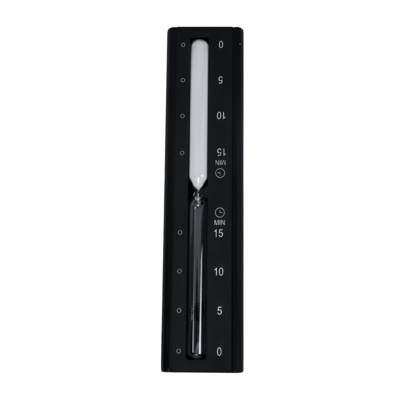 SAUFLEX hourglass, black 15 min