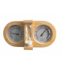 Hourglass, thermometer, hygrometer 3 in 1 - 0