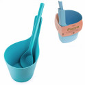 RENTO bioplastic multicolor pails and ladles set 5 l - 2 RENTO bioplastic multicolor pails and ladles set 5 l - 2