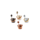 RENTO multicolor buckets and ladles set 5 l, copper
