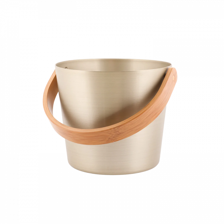 RENTO multicolor buckets and ladles set 5 l, champagne