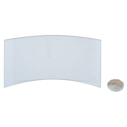 Spare parts - HARVIA glass for doors 440x305 Panorama, transparent  Spare parts - HARVIA glass for doors 440x305 Panorama, transparent