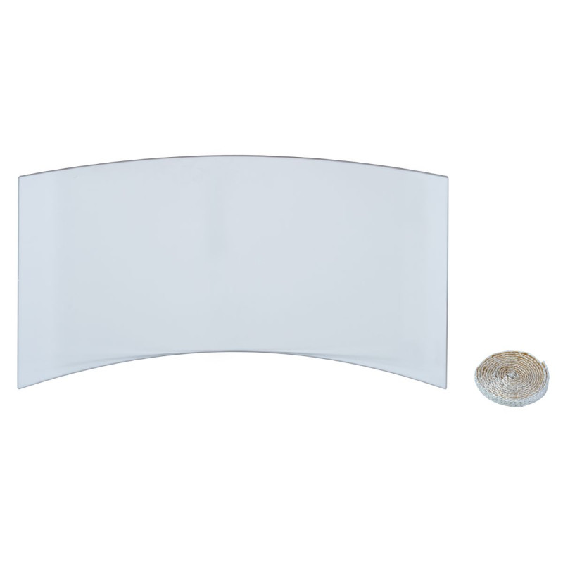 Spare parts - HARVIA glass for doors 440x305 Panorama, transparent