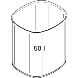 Spare parts - for water heating tanks HARVIA Cauldrons - Stainless steel container 50 liters  Spare parts - for water heating tanks HARVIA Cauldrons - Stainless steel container 50 liters