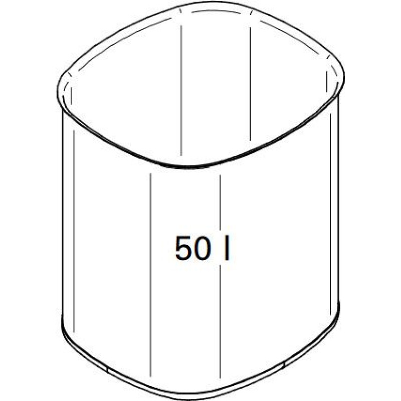 Spare parts - for water heating tanks HARVIA Cauldrons - Stainless steel container 50 liters
