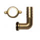 Spare parts - Harvia hose connector 90 degree Thermio Legend
