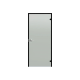 Glass door HARVIA, black pine frame 7 x 21, lockable