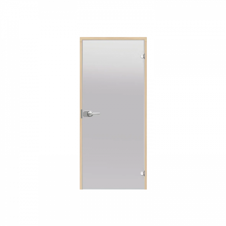 Glass door HARVIA, untreated pine frame 7 x 21, lockable