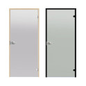 Glass door HARVIA, pine frame 9 x 21, lockable - 0