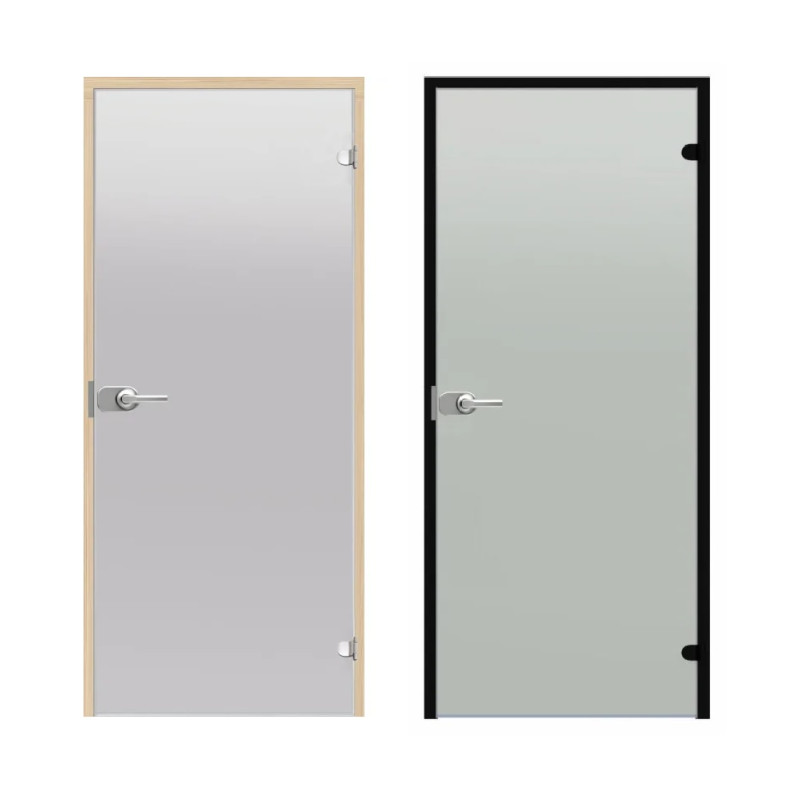 Glass door HARVIA, pine frame 9 x 21, lockable