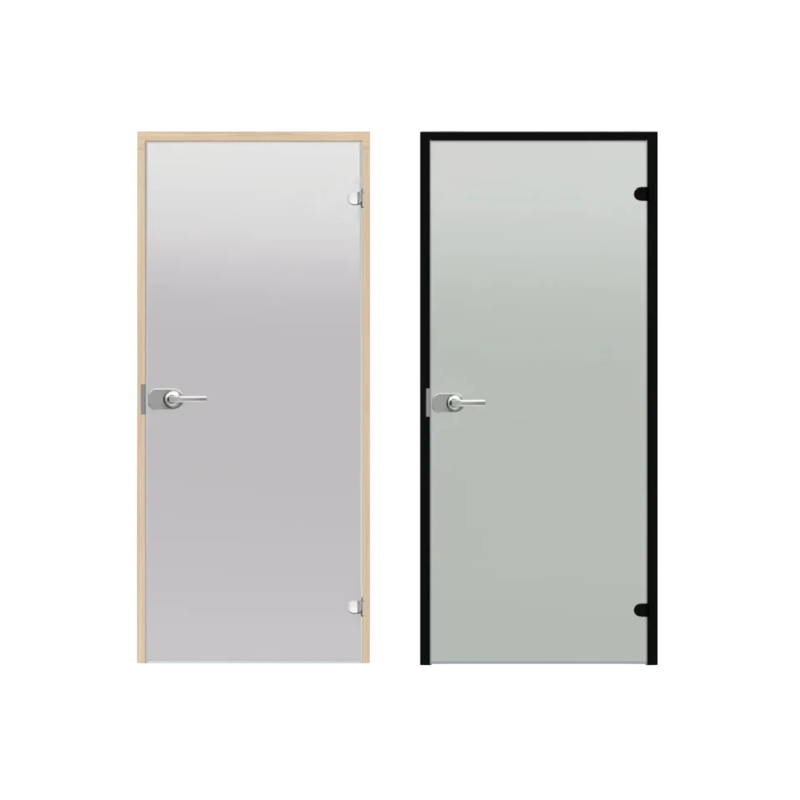 Glass door HARVIA, pine frame 7 x 21, lockable