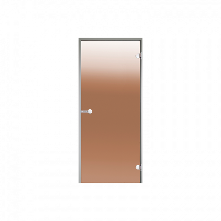 Glass doors HARVIA for steam, sauna rooms 9x19, bronze