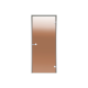 Glass doors HARVIA for steam, sauna rooms 9x19, bronze