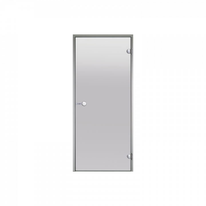 Glass doors HARVIA for steam, sauna rooms 8x21, satin