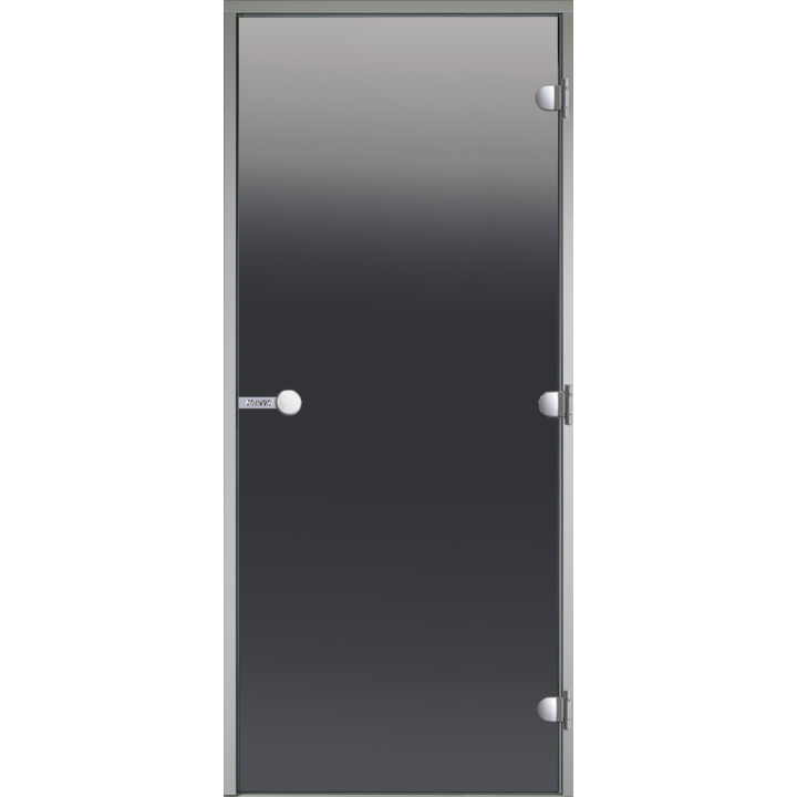 Glass doors HARVIA for steam, sauna rooms 9x21, gray