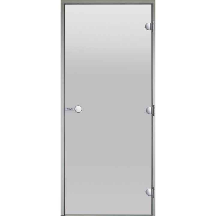 Glass doors HARVIA for steam, sauna rooms 9x21, satin