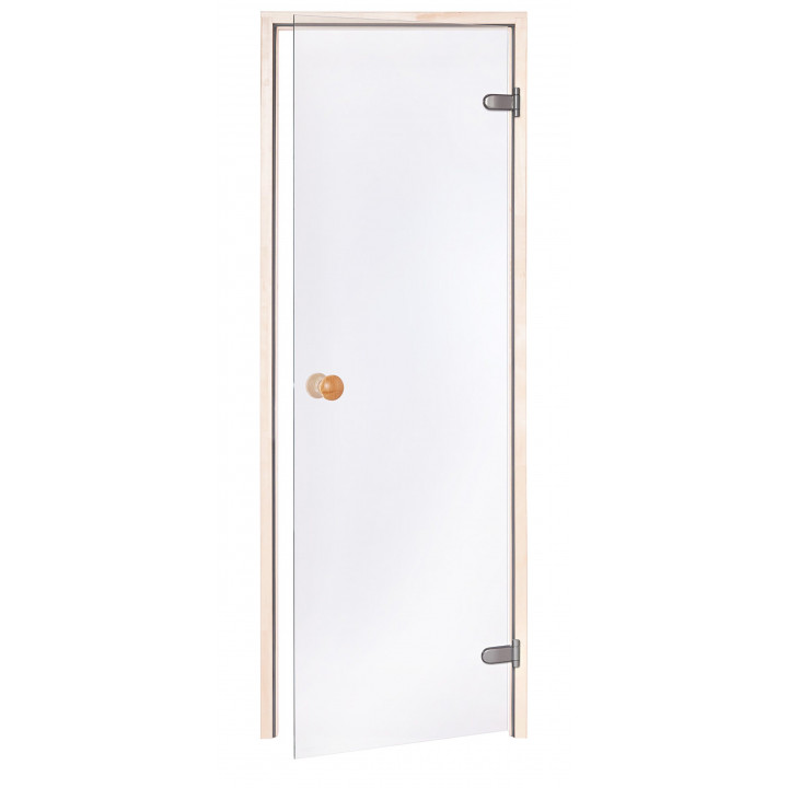 Standart sauna doors, 70 x 190, Aspen, Transparent