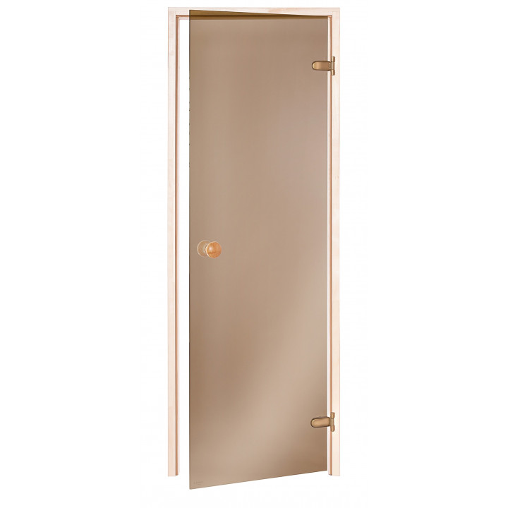 Standart sauna doors, 70 x 190, Aspen, Bronze