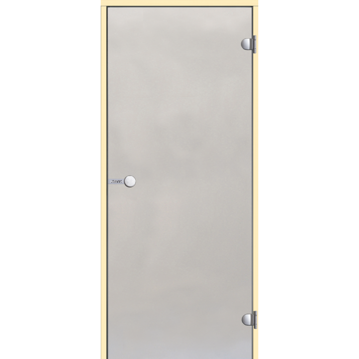 Glass sauna doors HARVIA 7x19, Aspen, Satin