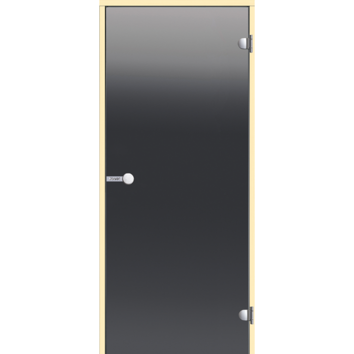 Glass sauna doors HARVIA 7x19, Aspen, Grey