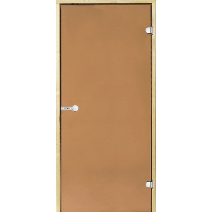 Glass sauna doors HARVIA 7x19, Pine, Bronze